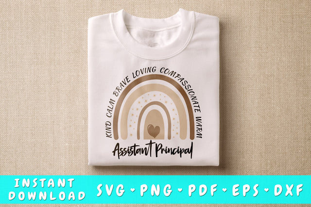 Assistant Principal Rainbow SVG SVG HappyDesignStudio 