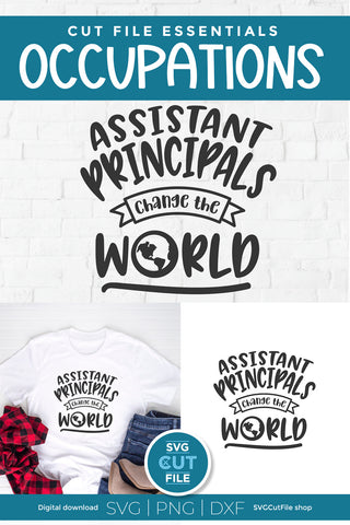 Assistant principal svg for Cricut or Silhouette SVG SVG Cut File 