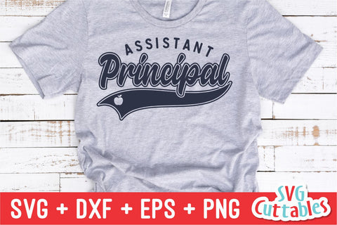 Assistant Principal svg - Principal Cut File - Swoosh - svg - dxf - eps - png - Cut File - Silhouette - Cricut - Digital Download SVG Svg Cuttables 