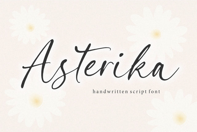 Asterika Handwritten Script Font Font Balpirick 