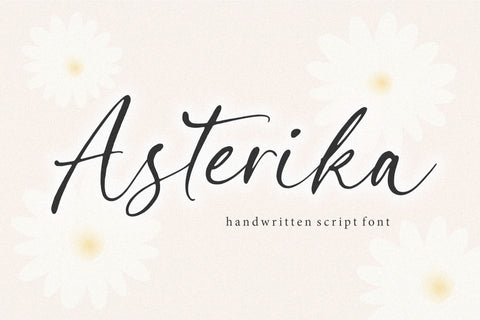 Asterika Handwritten Script Font Font Balpirick 