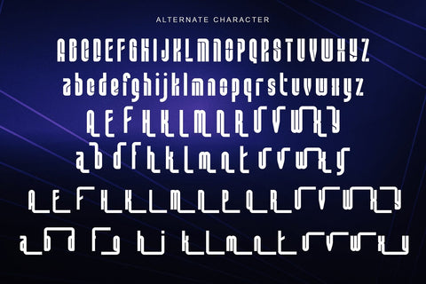 ASTEROID TYPE - Futuristic Display Font Font StringLabs 
