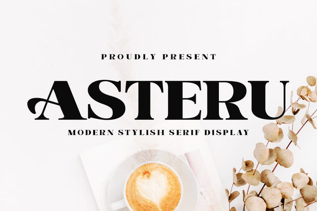 ASTERU Font gatype 