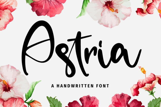 Astria Font Fallen Graphic Studio 