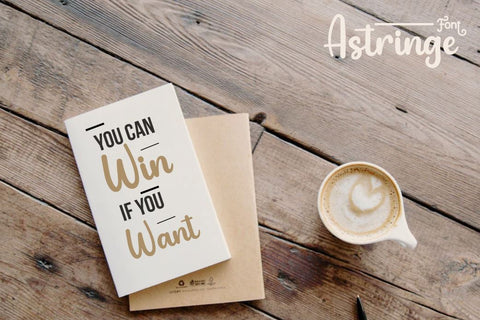 Astringe Font twinletter 