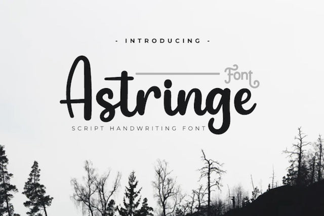 Astringe Font twinletter 