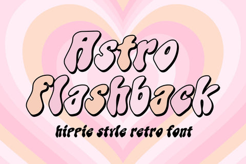 Astro Flashback - A Handwritten Retro Font Font Freeling Design House 