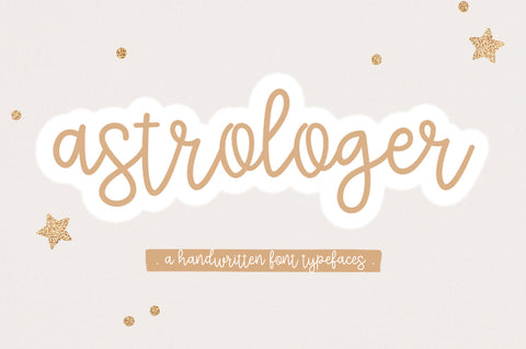 Astrologer - Handwritten Typefaces Font Youngtype 
