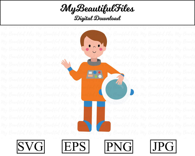 astronaut - space SVG MyBeautifulFiles 
