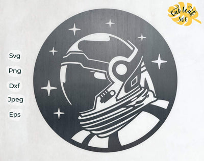 Astronaut SVG, dxf files for plasma, cnc files for wood, space svg, galaxy svg, moon svg, rocket svg, space ship svg, adventure svg SVG CutLeafSvg 