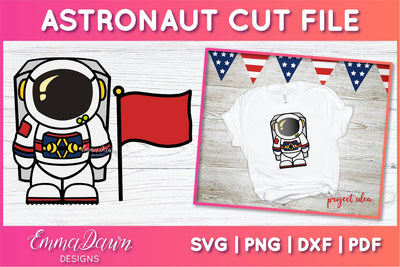 Astronaut SVG SVG Emma Dawn Designs 