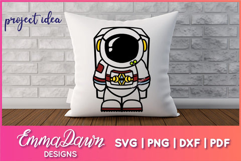 Astronaut SVG SVG Emma Dawn Designs 