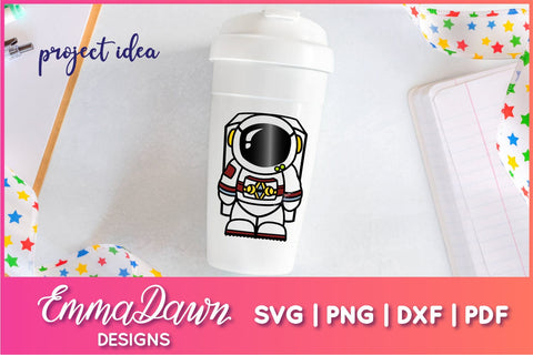 Astronaut SVG SVG Emma Dawn Designs 