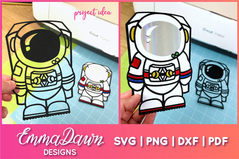 Astronaut SVG SVG Emma Dawn Designs 