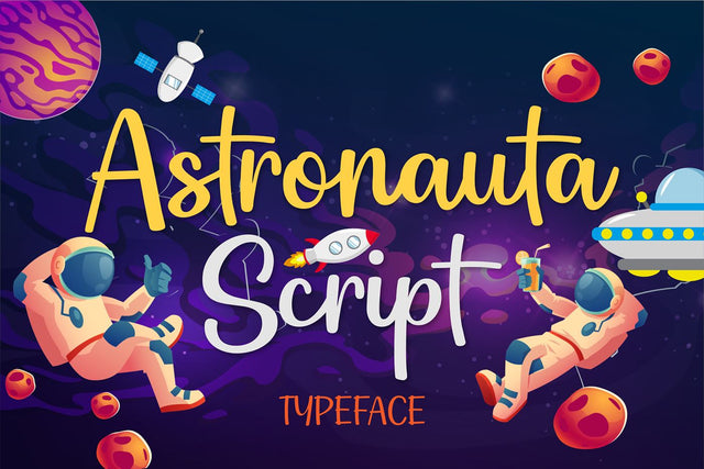 Astronauta Script Font Brithos Type 