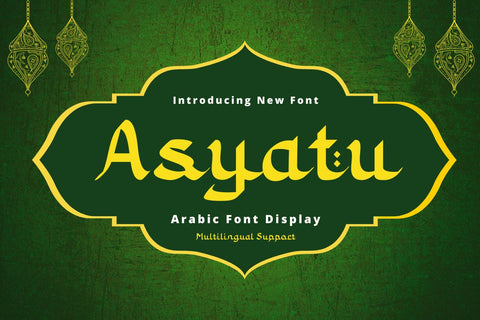 Asyatu Font twinletter 