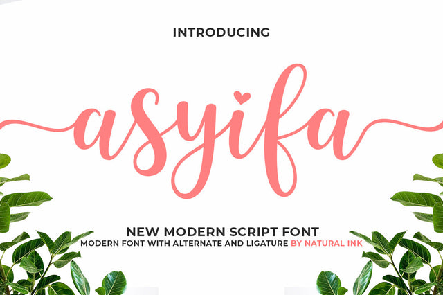 Asyifa Font Studio Natural Ink 