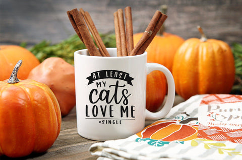 At Least My Cats Love Me #single SVG Design SVG futivesvg 