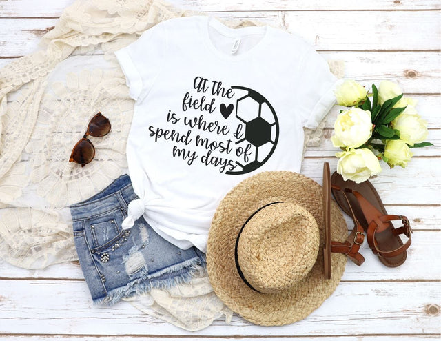 At the Field is Where I Spend Most of My Days SVG Ikonart Design Shop 