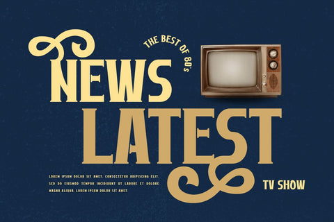 Ateknov | Retro Condensed Font Font twinletter 