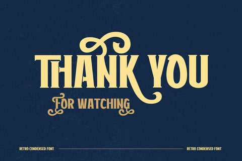 Ateknov | Retro Condensed Font Font twinletter 