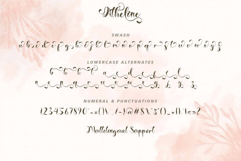 Atheline Font Prasetya Letter 