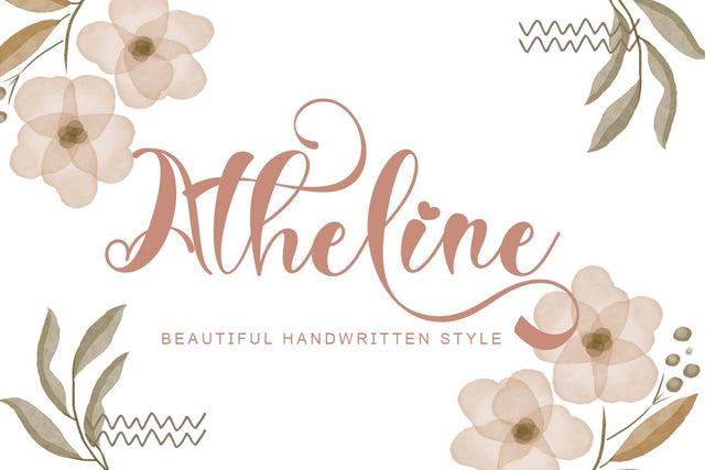 Atheline Font Prasetya Letter 