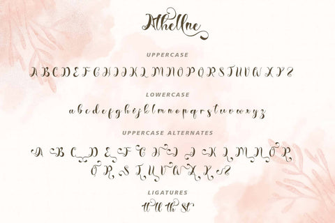 Atheline Font Prasetya Letter 
