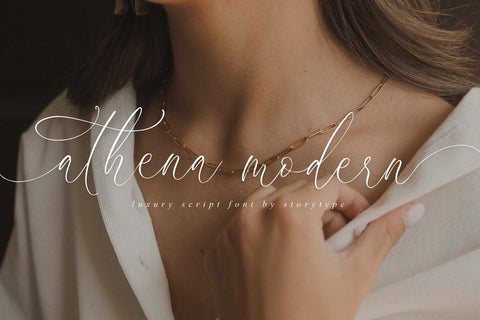 athena modern Luxury Script Font Font Storytype Studio 