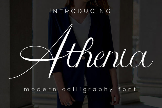 Athenia Font Attype studio 