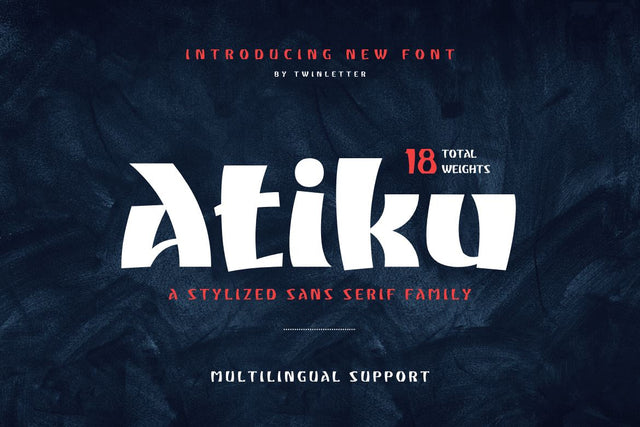 Atiku Font twinletter 