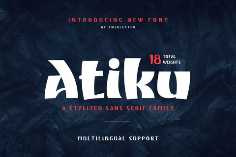 Atiku Font twinletter 