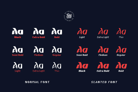 Atiku Font twinletter 