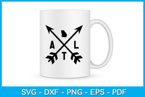 ATL Georgia With Arrows SVG PNG PDF Cut File SVG Creativedesigntee 