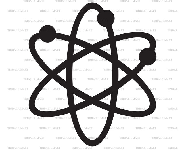 Atom symbol SVG TribaliumArtSF 