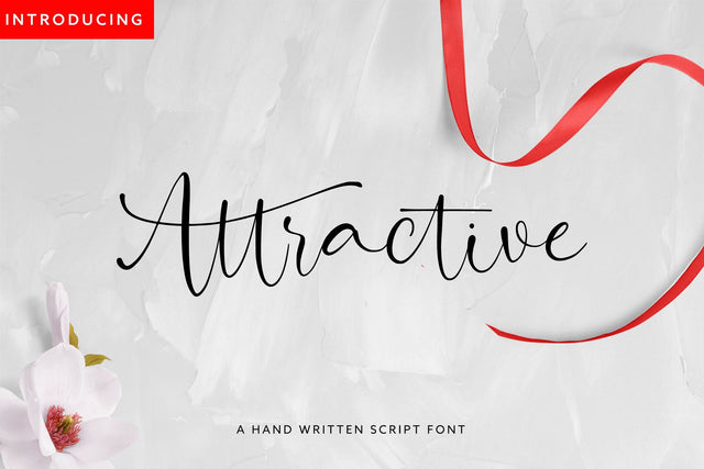 Attractive Font Jun Creative 