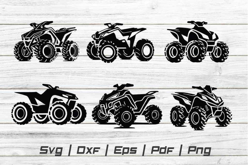 ATV Bike Svg,ATV Bike Rider ,ATV Bike Silhouette,ATV Bike Cut file ,ATV ...