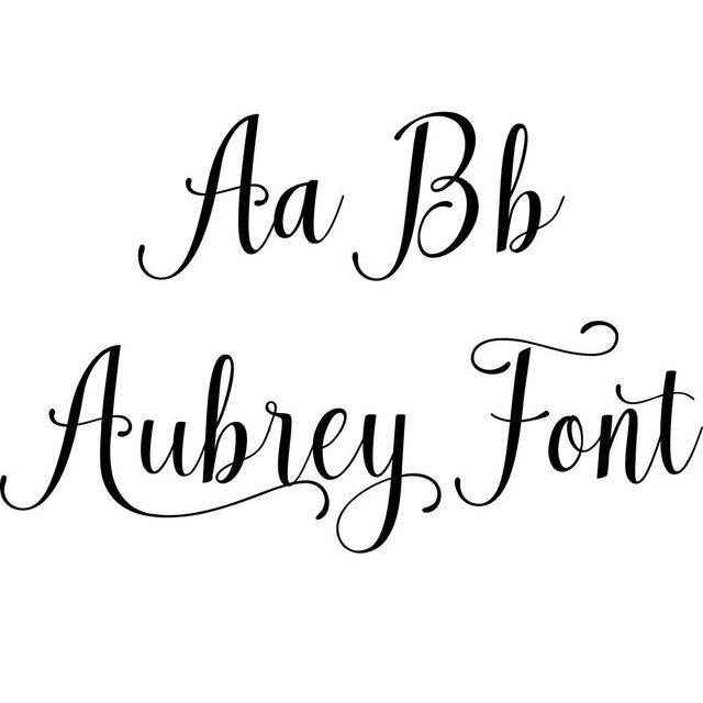 Aubrey Font Font Rivka’s Renditions 