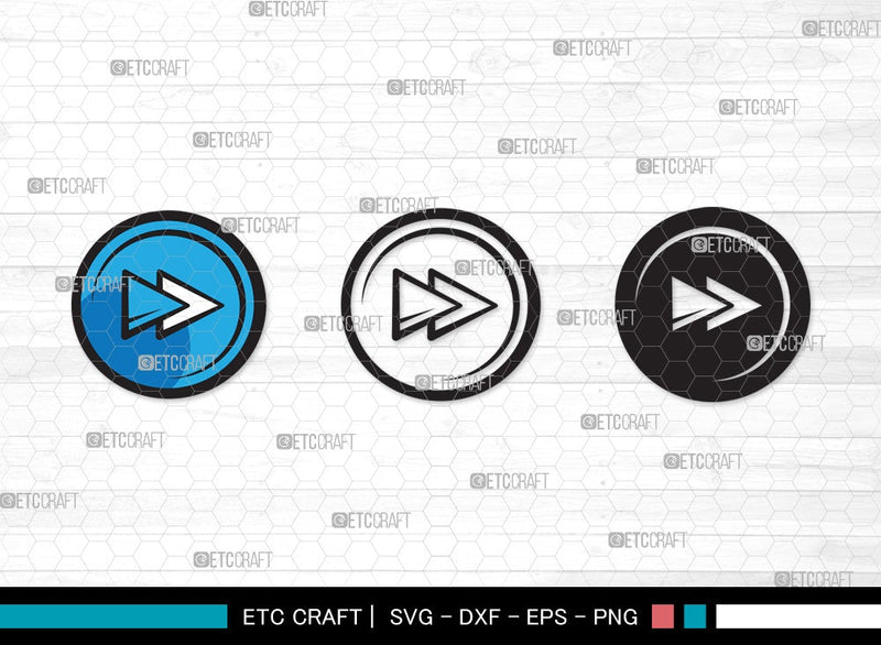 Audio Control Buttons SVG | Control Buttons Svg | Music Button Player ...