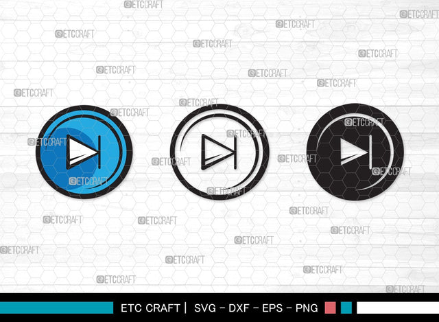 Audio Control Buttons SVG | Control Buttons Svg | Music Button Player Svg | Buttons Svg | Audio Button Clipart SVG ETC Craft 