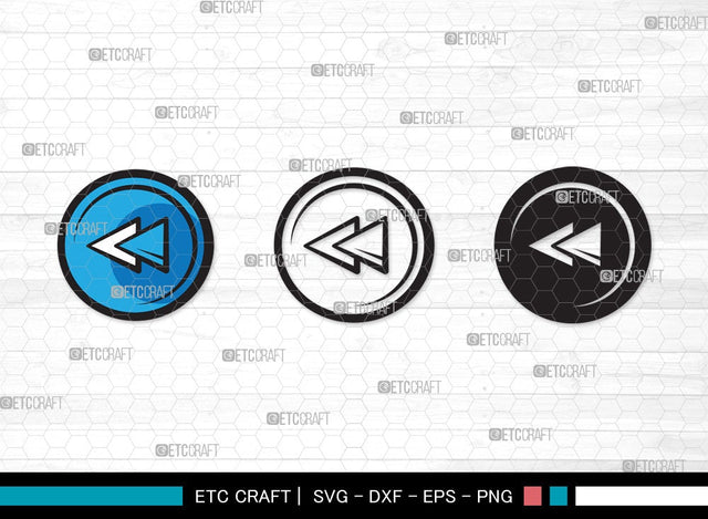 Audio Control Buttons SVG | Control Buttons Svg | Music Button Player Svg | Buttons Svg | Audio Button Clipart SVG ETC Craft 