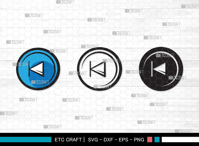Audio Control Buttons SVG | Control Buttons Svg | Music Button Player Svg | Buttons Svg | Audio Button Clipart SVG ETC Craft 