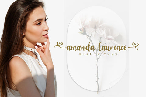 Audiya Romantic Script Font MJB Letters Studio 