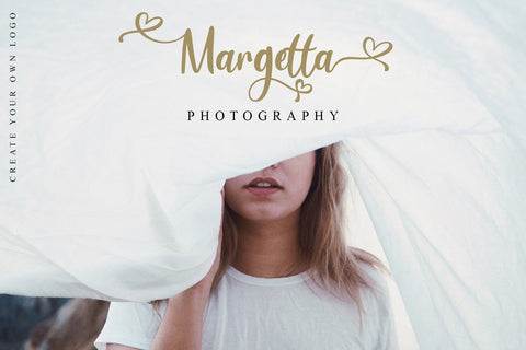 Audiya Romantic Script Font MJB Letters Studio 