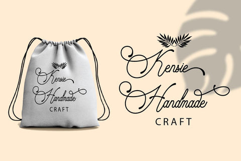 Audrena - Beautiful Monoline Font Font PutraCetol Studio 