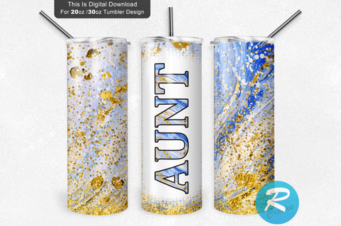 Aunt 20 oz / 30 oz Tumbler PNG Sublimation Regulrcrative 