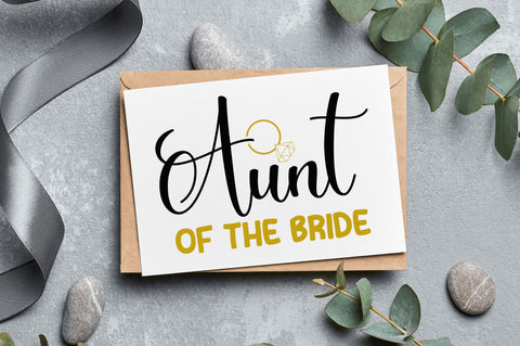 Aunt of the bride SVG SVG Regulrcrative 