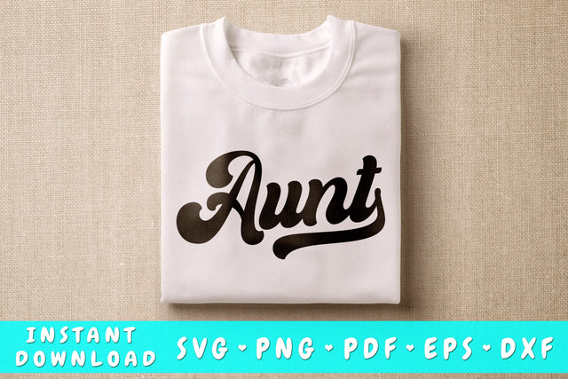 Aunt Retro SVG SVG HappyDesignStudio 