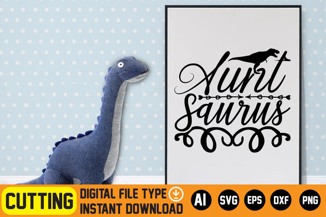 Aunt Saurus SVG CraftlabSvg29 