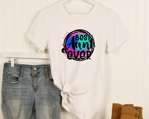 Aunt Sublimation Designs Bundle, 6 Aunt Quotes PNG Files, Aunt Shirt PNG, Best Aunt Ever PNG, Cool Aunts Club PNG Sublimation HappyDesignStudio 